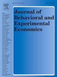 New article of Tamás Keller and Péter Szakál has been published in Journal of Behavioral and Experimental Economics