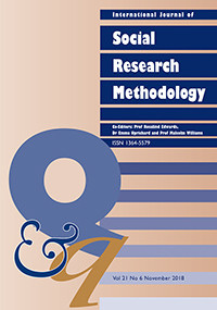 Kmetty Zoltán tanulmánya az International Journal of Social Research Methodology folyóiratban
